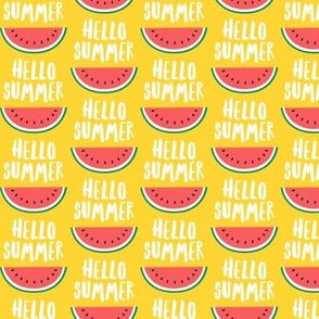 Hello Summer - watermelon - yellow - LAD22