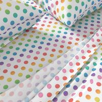 Rainbow Polka Dots Pattern