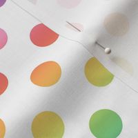Rainbow Polka Dots Pattern