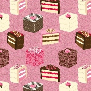 Perfect Petit Fours - Pink Small