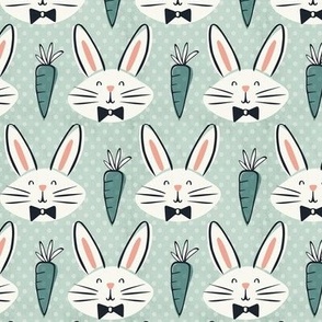 Lunch Bunny Easter Mint Green Regular Scale