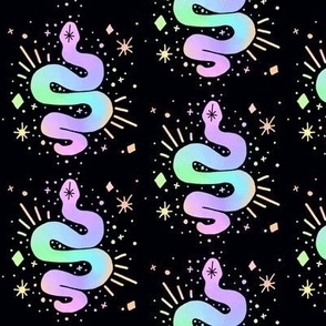 Rainbow Pastel Mystic Snakes