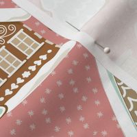 Gingerbread Village - Pink