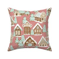 Gingerbread Village - Pink