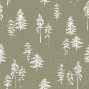 Textured Pine Trees