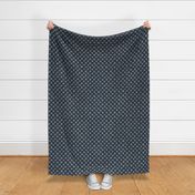 Brushed Polka Dots Pewter a9aaa7 Navy 29384c Large 
