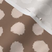 Brushed Polka Dots Mocha 957663 Blush efdace Large 