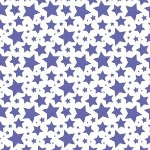 Very Peri purple stars on white (small)