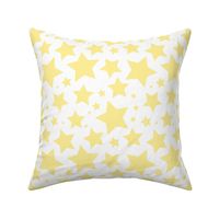 Yellow stars on white (large)