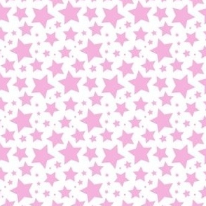 Pink stars on white (small)