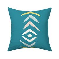 Arrowheads Multicolor on Lagoon - XL