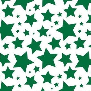 Green Star Fabric, Wallpaper and Home Decor