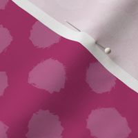 Brushed Polka Dots Bubble Gum b1316f and Peony bf6493 Large