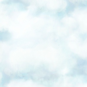 Sky Blue Clouds - Wallpaper