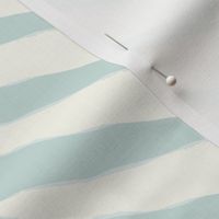 Soft Chevrons Natural on Sea Glass - XL