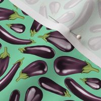 Eggplant (Aubergine) - Mini - Green