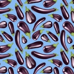 Eggplant (Aubergine) - Mini - Blue