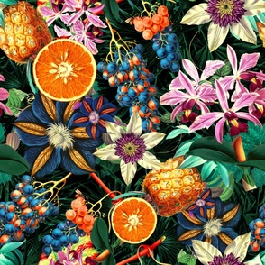 Tropical Orange Garden