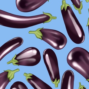 Eggplant (Aubergine) - XL - Blue