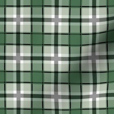 Traditional Winter plaid checkered tartan seasonal western style design abstract autumn texture check print scottish green sage 