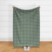 Traditional Winter plaid checkered tartan seasonal western style design abstract autumn texture check print scottish green sage 