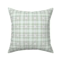 Traditional style summer plaid checkered tartan seasonal western style design abstract spring texture check print sage green pastel olive