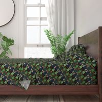 Pinecone Houndstooth Navy Kelly Green and Pine