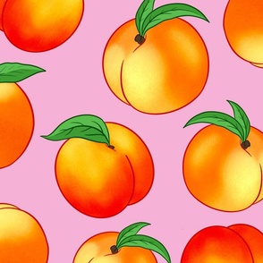 Eggplant Peaches Pattern Wallpaper Stock Illustration 1912259947