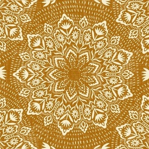 Sprung from the earth - spring mandala - spice