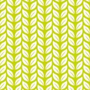 Leafy Knit, Lime