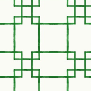 Trellis in Emerald Green | Rose Trellis | Garden Trellis | Geometric Pattern