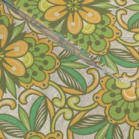 Vintage floral wallpaper