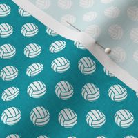 (small scale) volleyballs - teal - LAD22