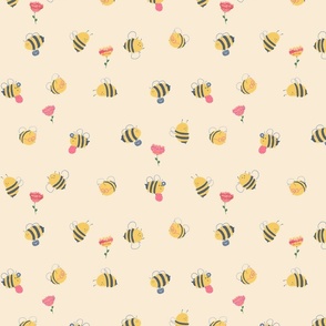 Bee team tiny beige 10.5”