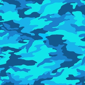 Camo turquoise colors 