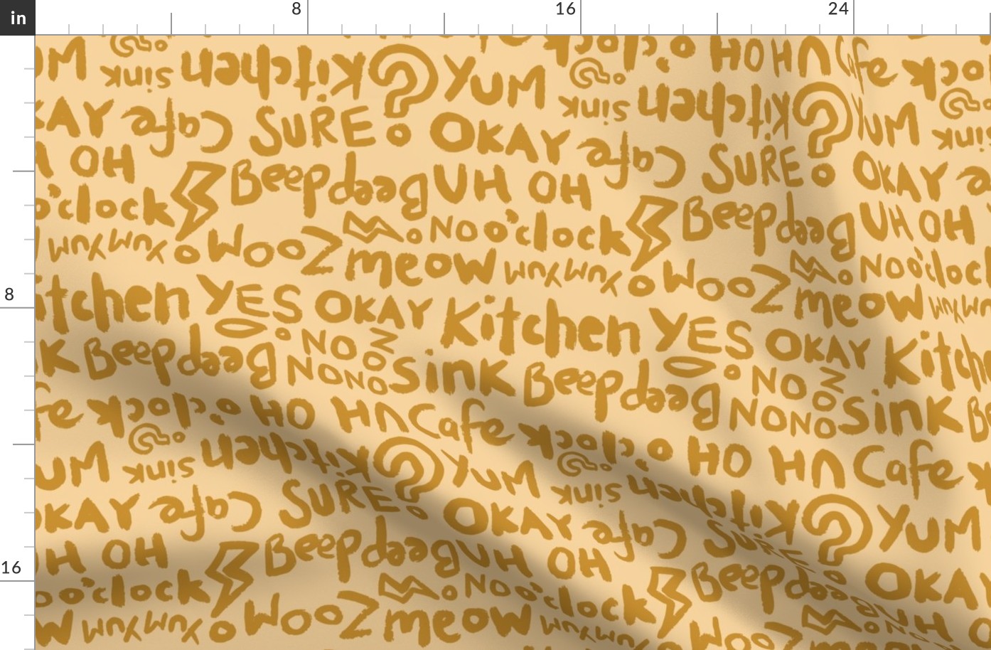 Kitchen Sink Text (Butter)