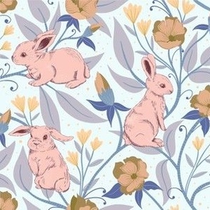 Spring Bunnies, Pink