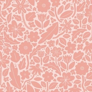 Papercut Florals, Pretty in Pink