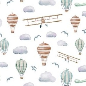 Air balloons and planes