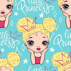 little princess blondie turquoise