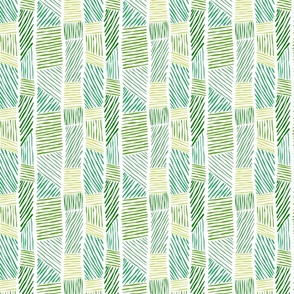 Abstract Jungle Stripes Green