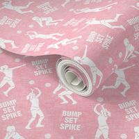 (small scale) Bump Set Spike - Volleyball Players - bubble gum pink - LAD22