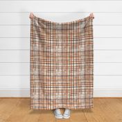 Distressed Tartan Earthy