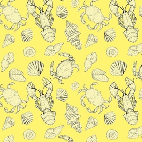 Seafood-n-Shells yellow-SF