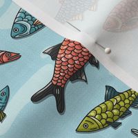 Colorful Ocean and River Fish / Small Scale