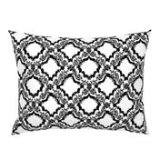 ornamental grid in black and white by rysunki_malunki