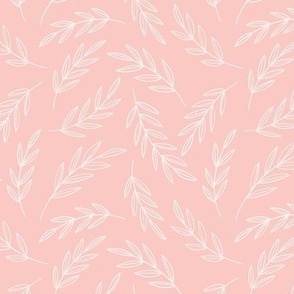 Botanical Vines in Blush Pink - Medium