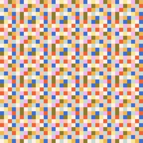 Multi Color Checkers 0.5"