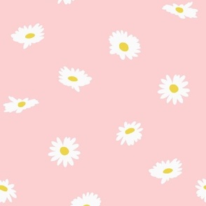 daisies pattern - pink