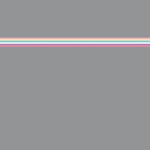 Retros pink horizontal stripes on gray background